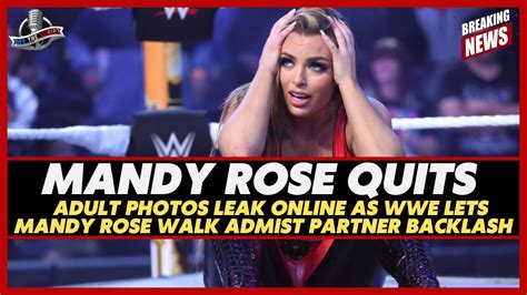 mandy rose leaked of|WWE star Mandy Rose turfed after raunchy photos surface